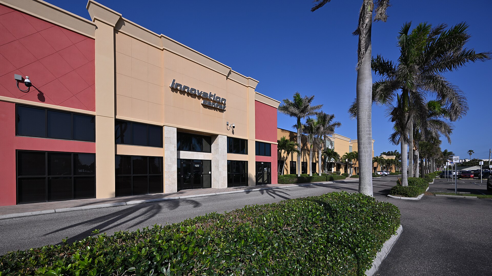 Low-rise Florida office building exterior
